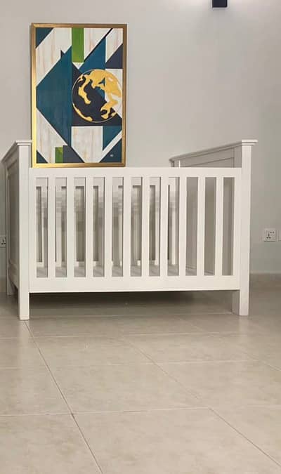 Baby Crib - White - Beds - 1085233580