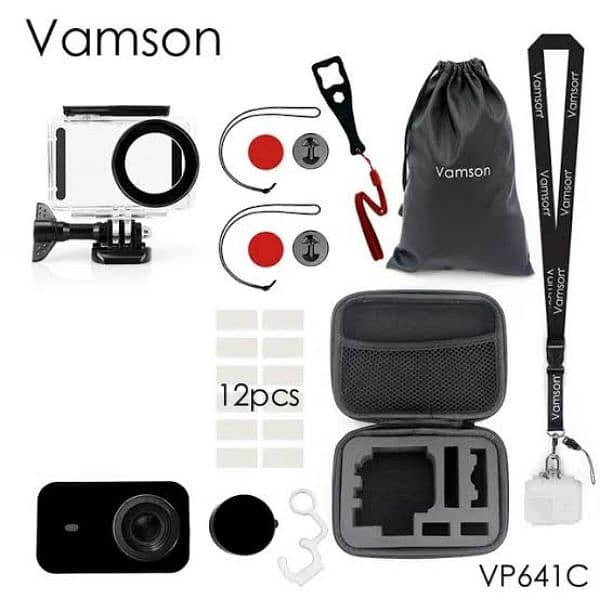 Vamson for Xiaomi mijia 4k Diving Waterproof Case Protect 0
