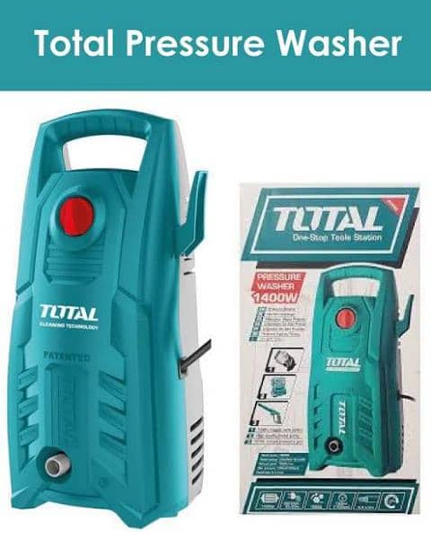 New) TOTAL High Power Pressure Washer 1400-W 3