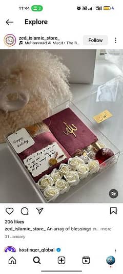 Eid box, gift box ,Ramzan box , surprise box