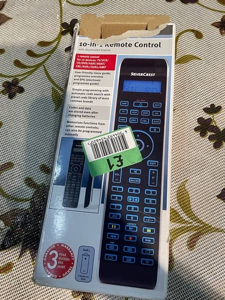 Silvercrest remote control 5