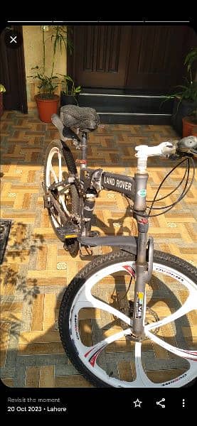Land Rover folding bicycle import UK,SIRF CALL pr baat ho ski hei,. 4