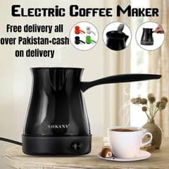 Electric Coffee Maker, Black