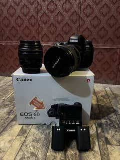 Canon 6D Mark II With Tamron 24-70 G2 & Canon 85mm Lens Full Box