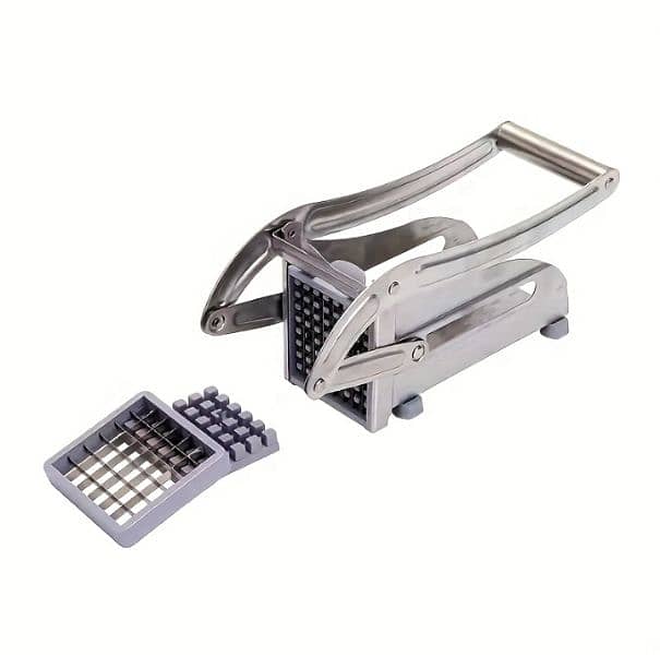 Stainless Steel French Fries Slicer Vegetable Food Cut Pieces Machine 5