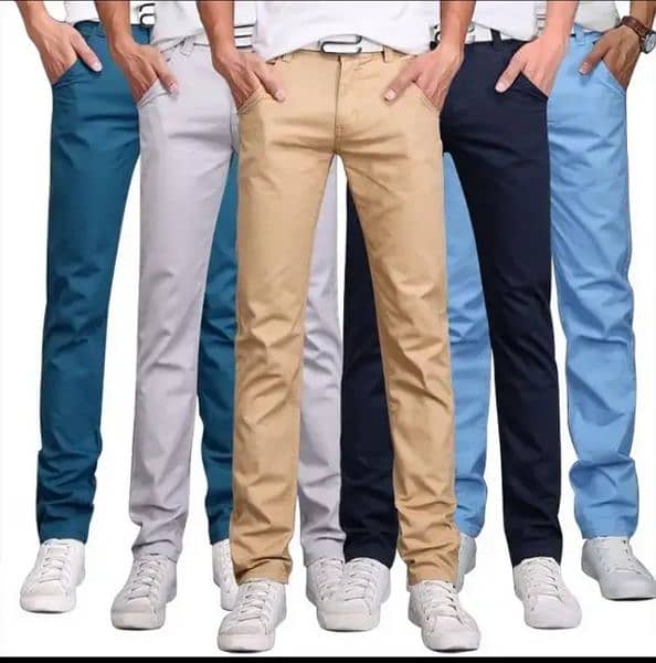 Men's Branded Pents Cotton Slim Fit 0