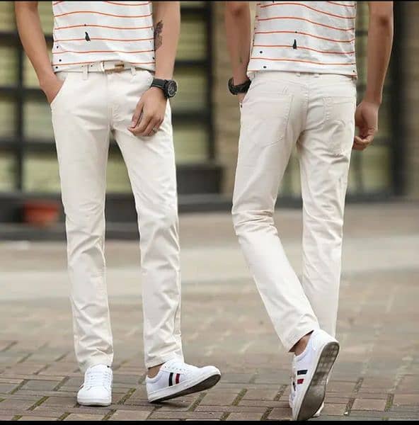Men's Branded Pents Cotton Slim Fit 1
