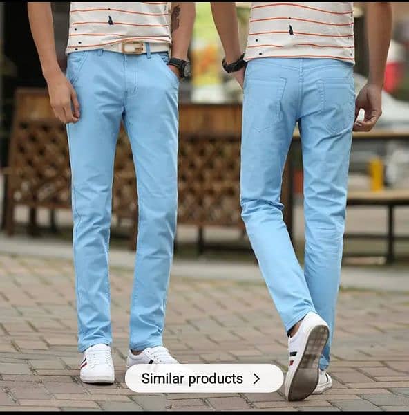 Men's Branded Pents Cotton Slim Fit 2