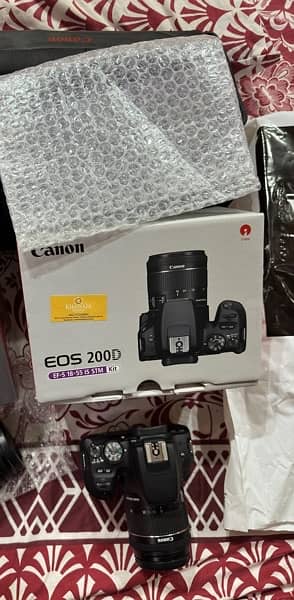 Brand New Canon EOS 200D with Box and all accessories 0