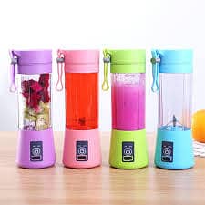 6 Blades 400Ml Mini Juicer Rechargeable 0
