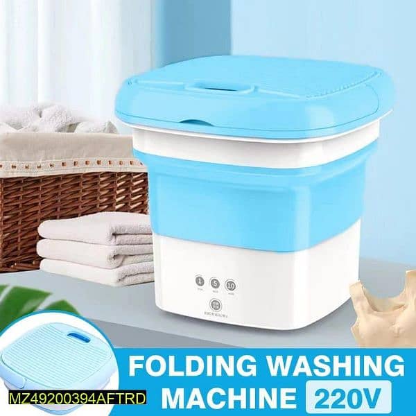 Mini foldable washing machine 2