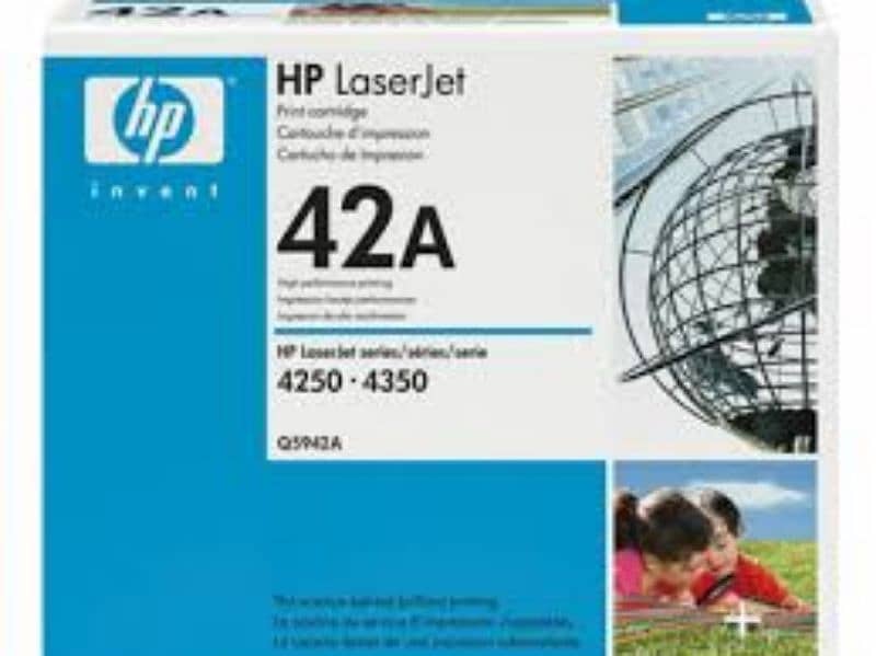 hp laser jet toner cartridge original 42a for sale 0