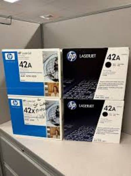 hp laser jet toner cartridge original 42a for sale 1