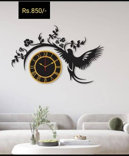 Wall Clock with Calligraphy 6