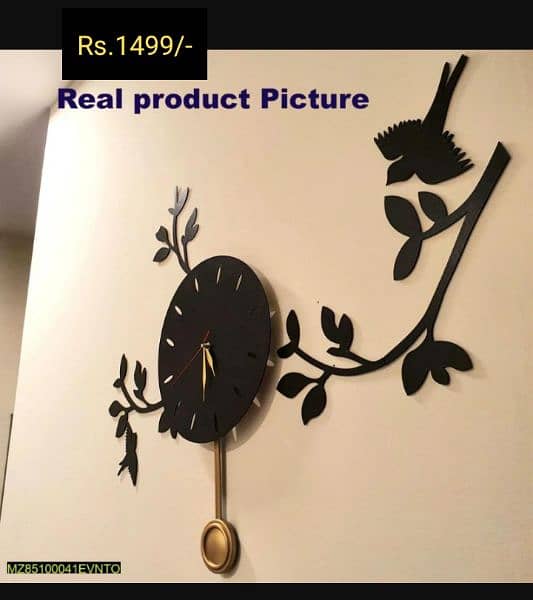 Wall Clock with Calligraphy 7