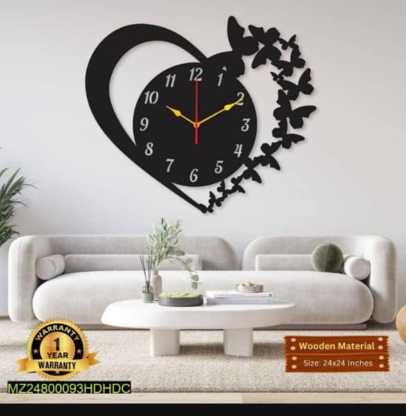 Wall Clock with Calligraphy 17