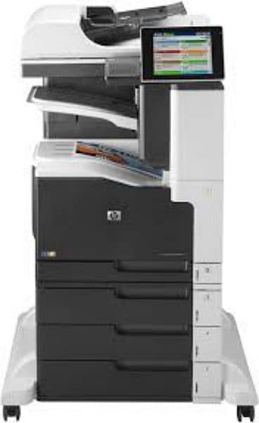 hp laser jet color printer copier scanner A3 775 machine for sale 1