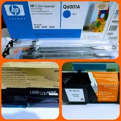 3 Cartridge/ Toner/ Cyan HP Laserjet / Xerox/ Kyocera Box pack