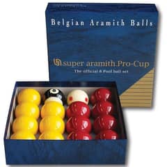 Super Aramith Pro Cup Pool Balls Belgian Billiard 0