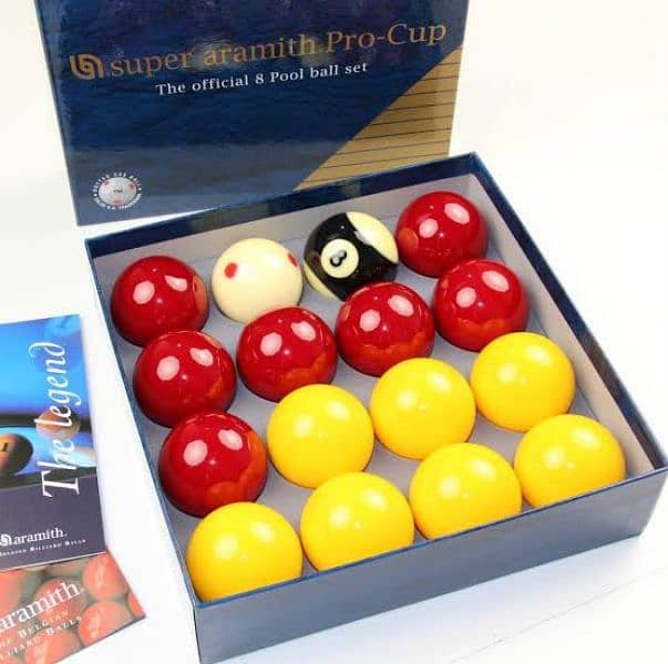Super Aramith Pro Cup Pool Balls Belgian Billiard 1