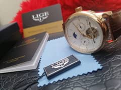 LIGE Brand NEW Original L6826 Automatic Tourbillion 21 Jewels Watch