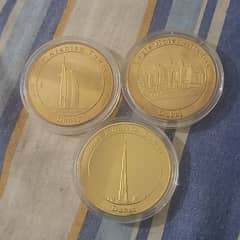 Set of 3 Coins. Very Low Price.
