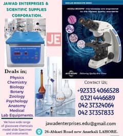 Scientific medical laboratory equipments physics chemistry biology