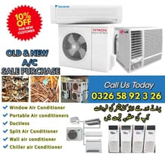 Ac sale & Purchase old and used /dc inverter ac / split ac / window ac