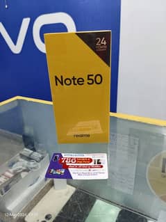realme note 50 4/64  box pack all colors available