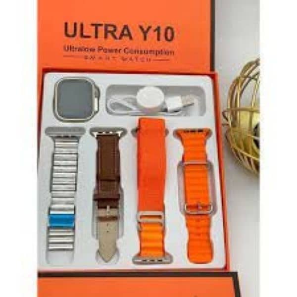 Y10 ultra smart watch with extra straps 0
