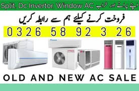 We buy Ac dc /Ac sale and purchase,dc inverter ,split ac ,window ac