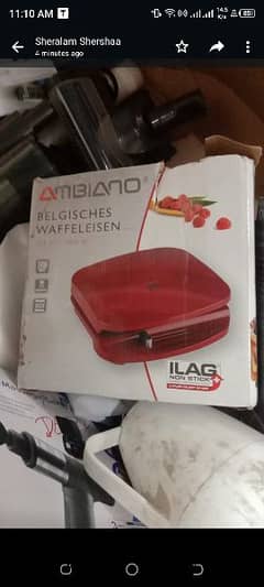 waffle maker new condition and made by Germany. . .