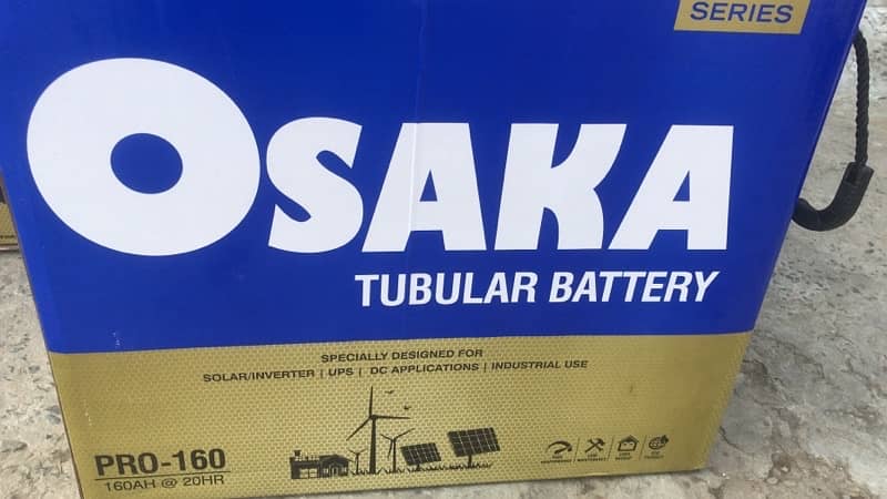Osaka Pro-160-Tall tubular Solar battery/CAR/ Battery/UPS Battery 1