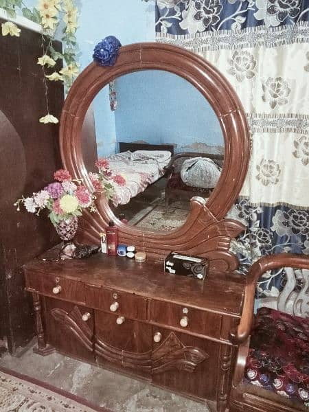 wooden dressing table in good condition. 2