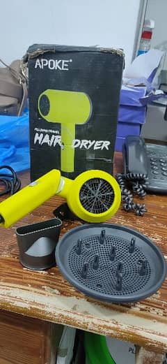 APOKE hair dryer, imported lot mal 0