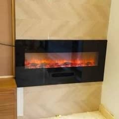 Electric fireplace 3d