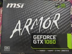 Gtx 1060 6GB Graphics Card for sale