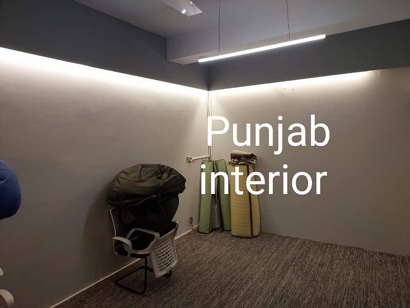 gypsum board partition and cement partition and ceiling 3