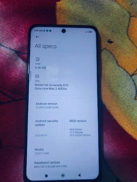 Xiaomi Redmi note 11S 5G 1