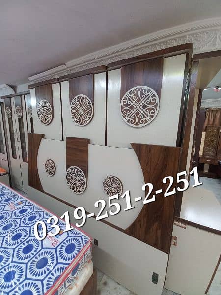 Bedroom set four pc lamination patex 0-3-1-9-2-5-1-2-2-5-1 17