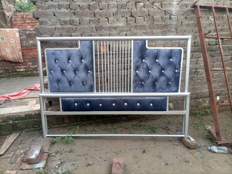 iron bed / iron bed dressing side table / Double bed /Bed / Furniture 10