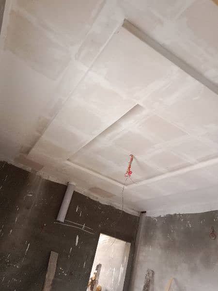 pop ceiling and gypsum partition and ceiling 12