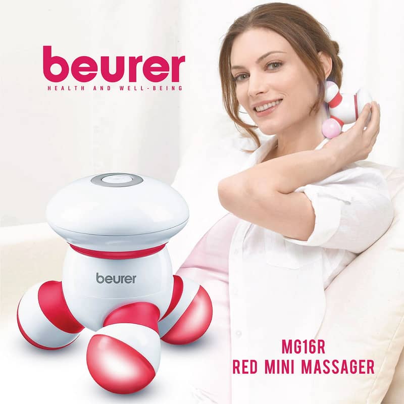 Beurer Imported MG16 Red Mini Massager 0