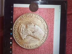 Bahawlpur State old coin One Quarter Anna Sadiq Muhammad V Abbasi