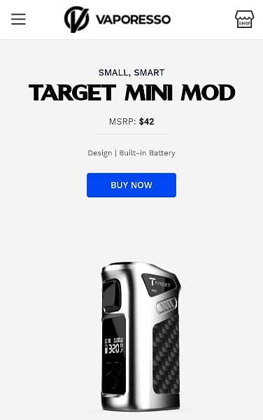 Vaporesso Target Mini Mod Vape ( Original Branded/Imported Quality ) 13