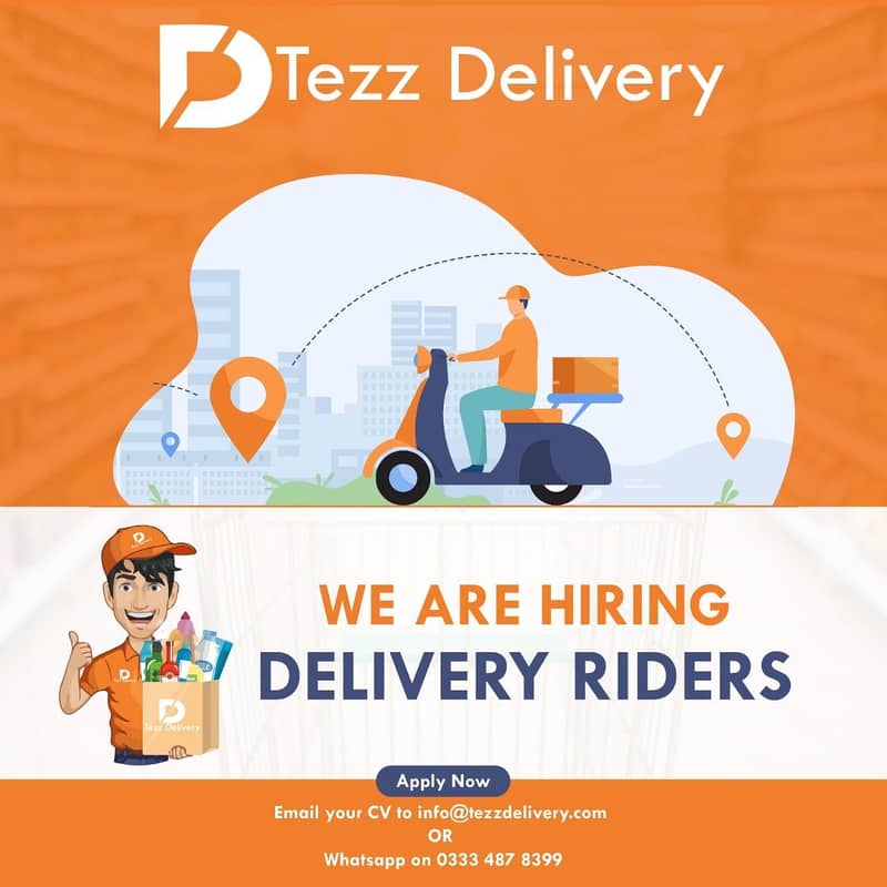 Join Tezz Delivery today and start earning on a regular basis 1