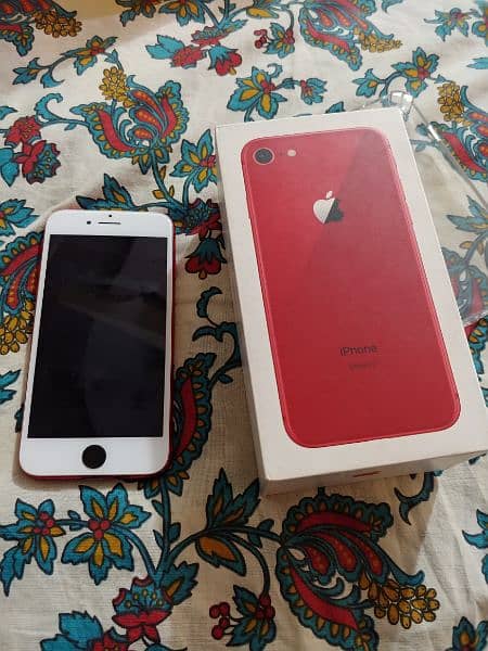 Iphone 8 with box Pta approved 64gb exchange possible 2