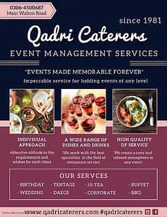 Qadri Catering Services Walton Road