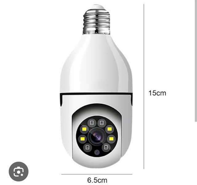 New Speed-X Bulb Camera 1080p Wifi 360 Degree Panoramic Night Vision 2