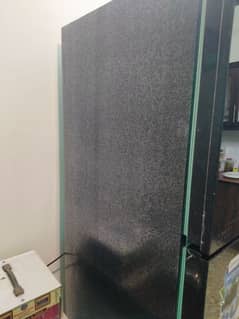 KENWOOD refrigerator like new 18CFT black glass door inveter